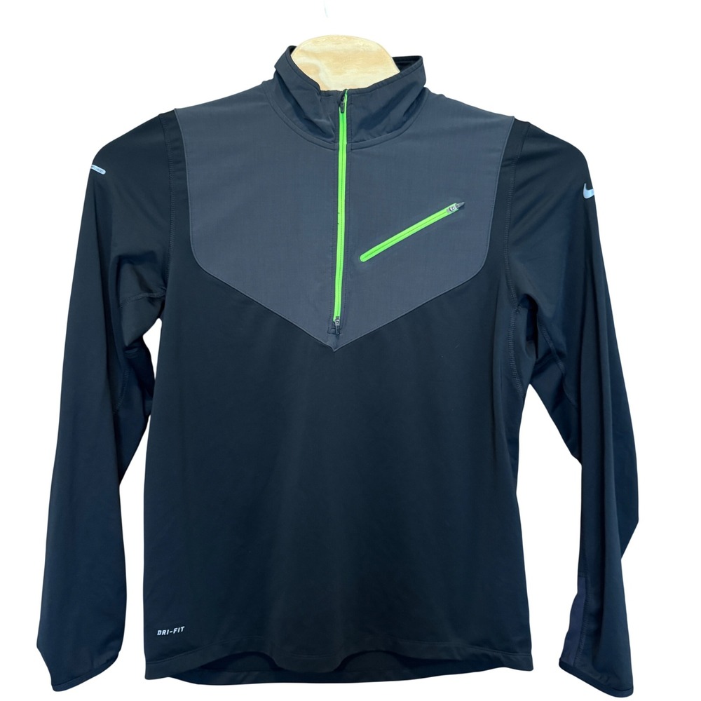 Nike Element Running Pullover Mens L Dri-FIT Half Zip Performance Athletic‎ Gym